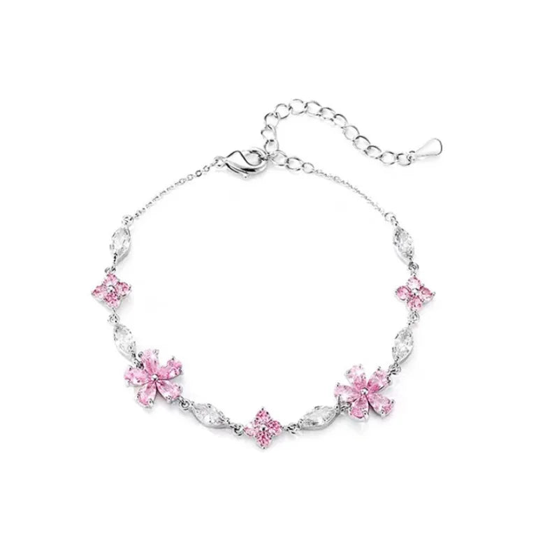 Sakura Crystal Necklace