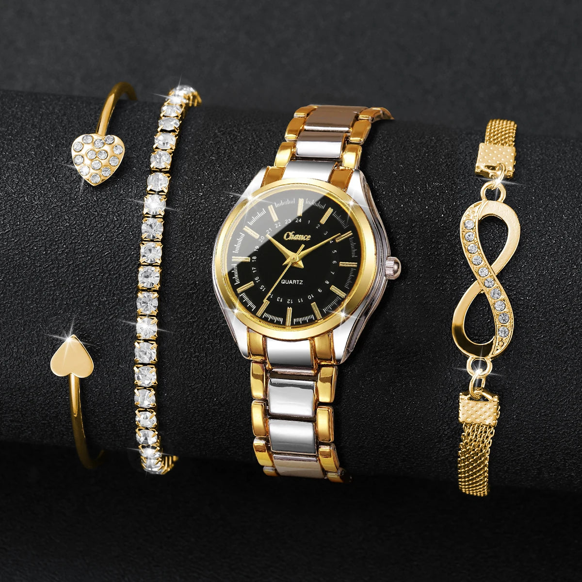 Noir Infinity Watch Set