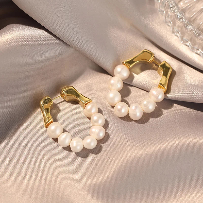 Seafoam Pearl Earrings