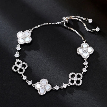 Sakura Clover Bracelet