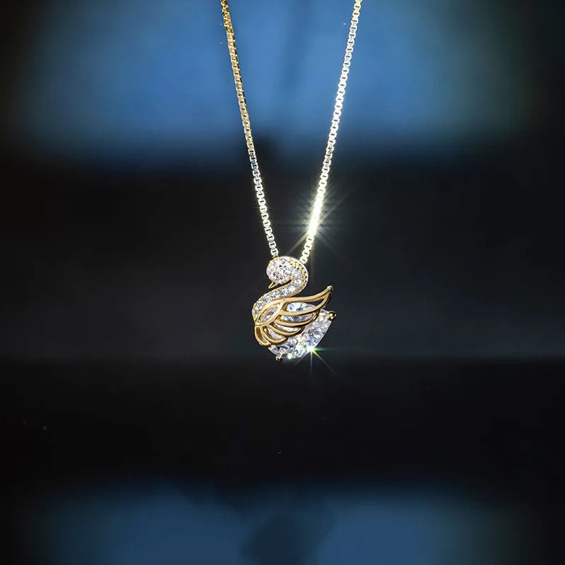 Swan Crystal Necklace