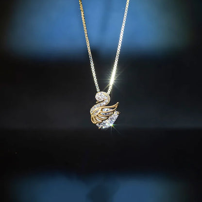 Swan Crystal Necklace