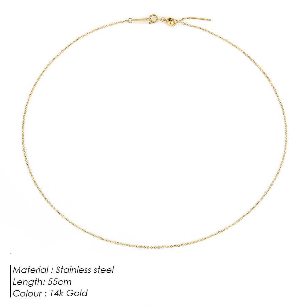 Minimal Drop Necklace
