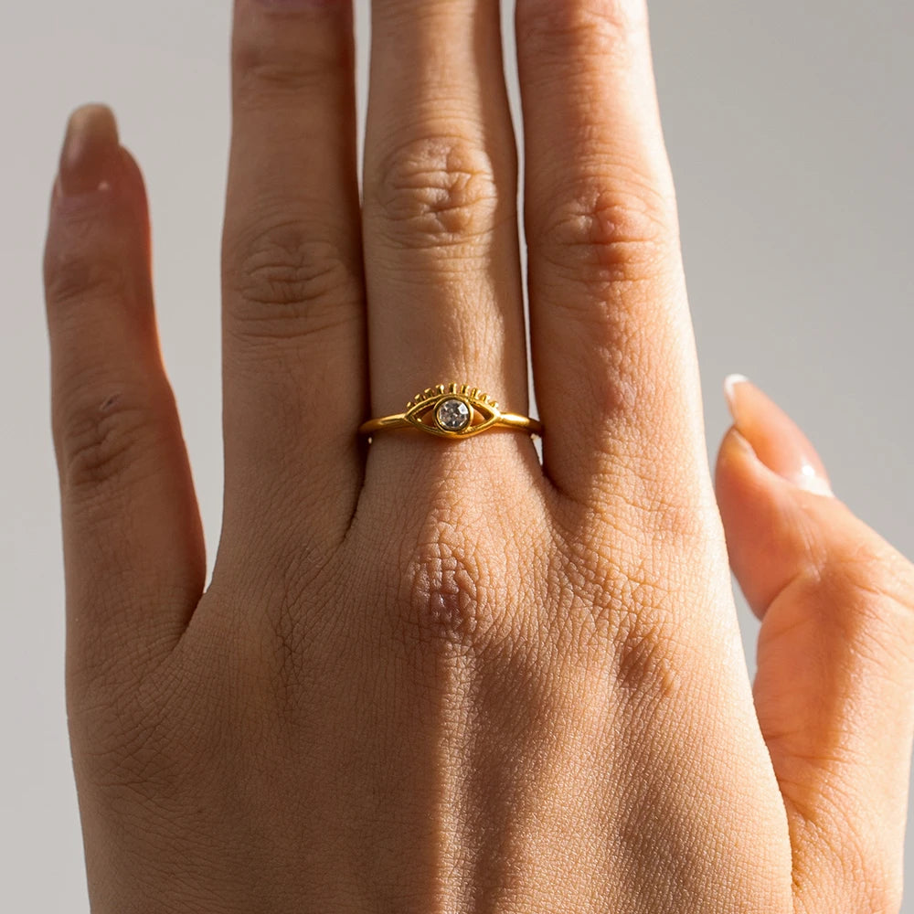 Golden Eye Ring