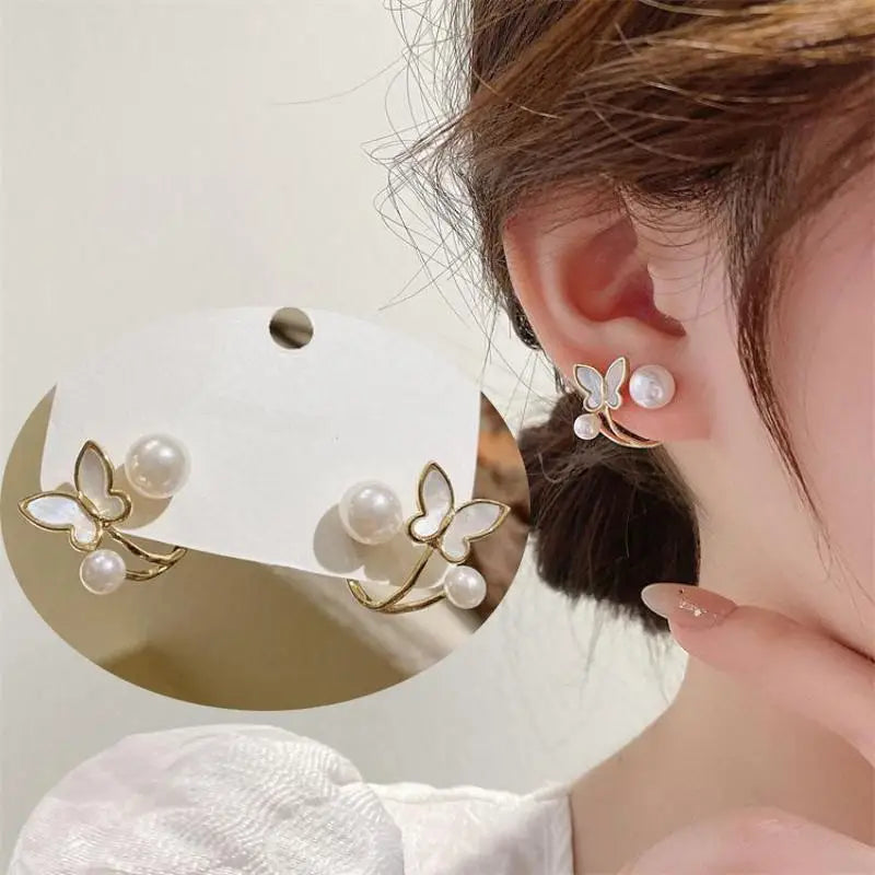Butterfly Pearl Earcuff