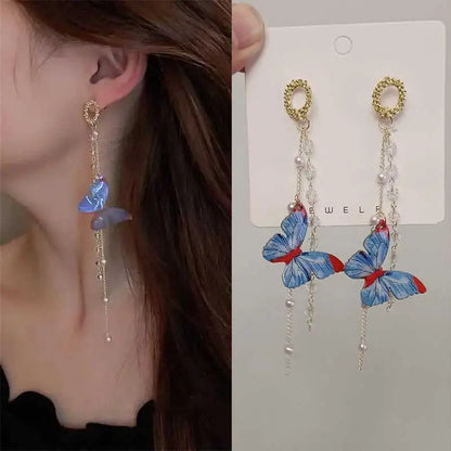 Butterfly Tassel Earring