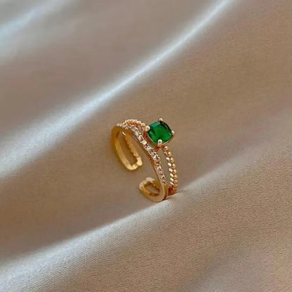 Bow Crystal Ring