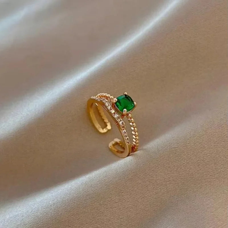 Floral Open Ring