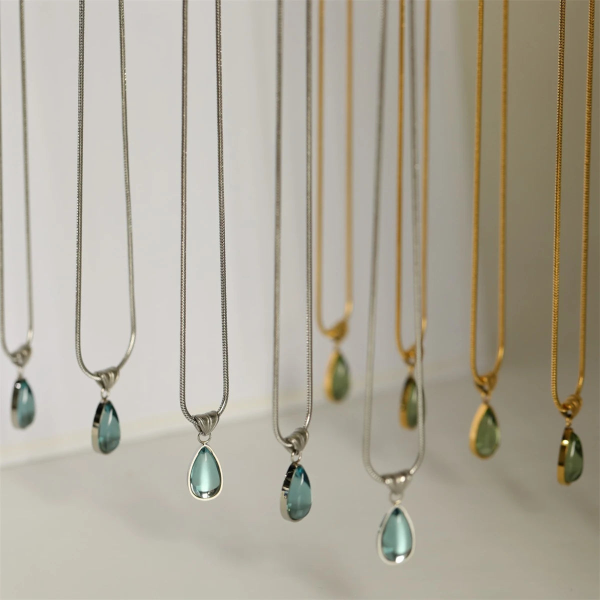 Emerald Drop Necklace