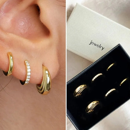 Chunky Luxe Hoops