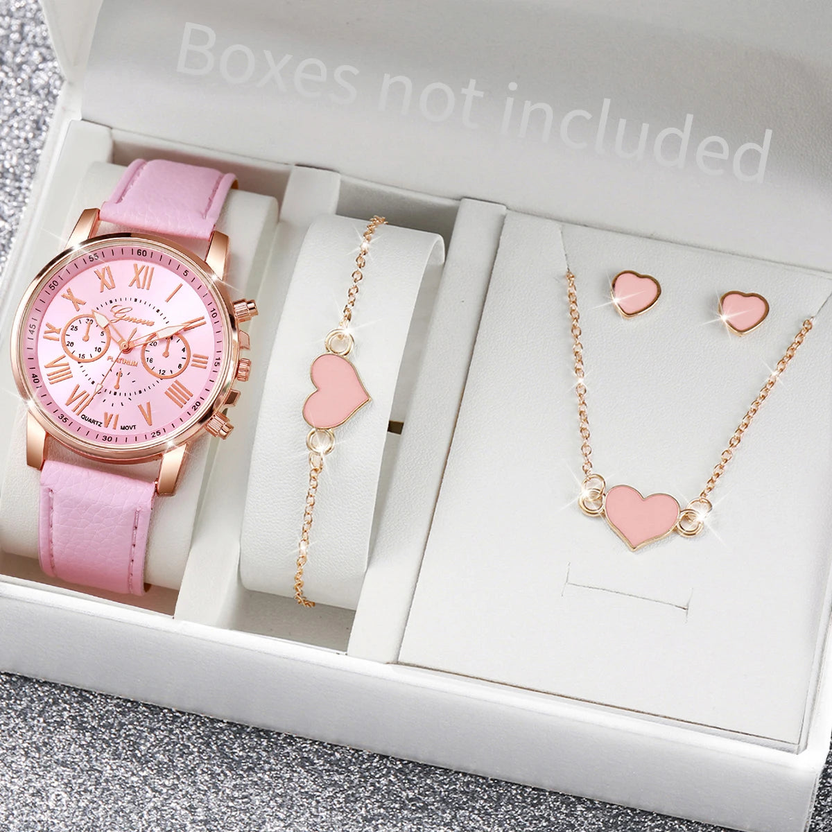 Blush Heart Jewelry Set
