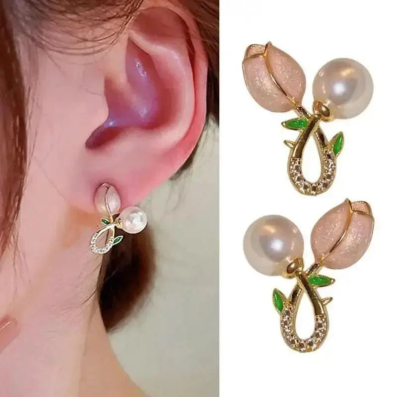 Emerald Butterfly Earrings