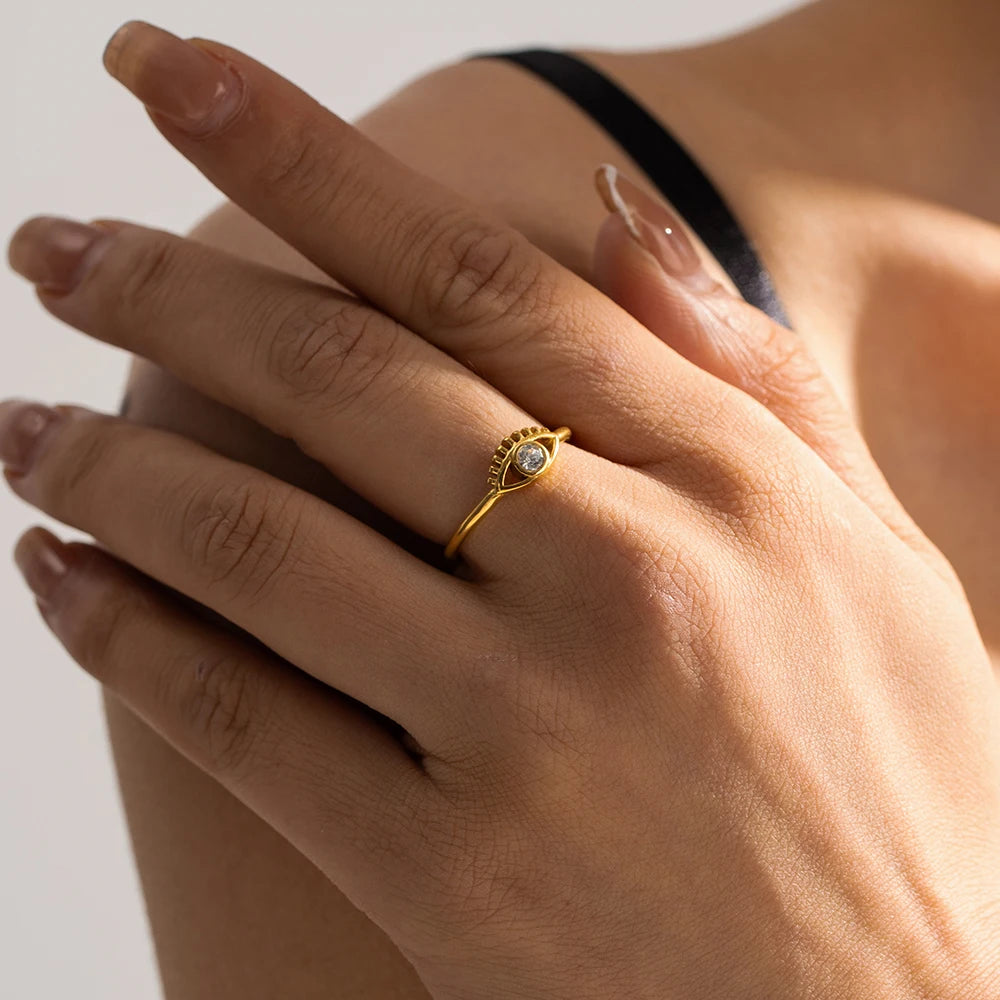 Golden Eye Ring