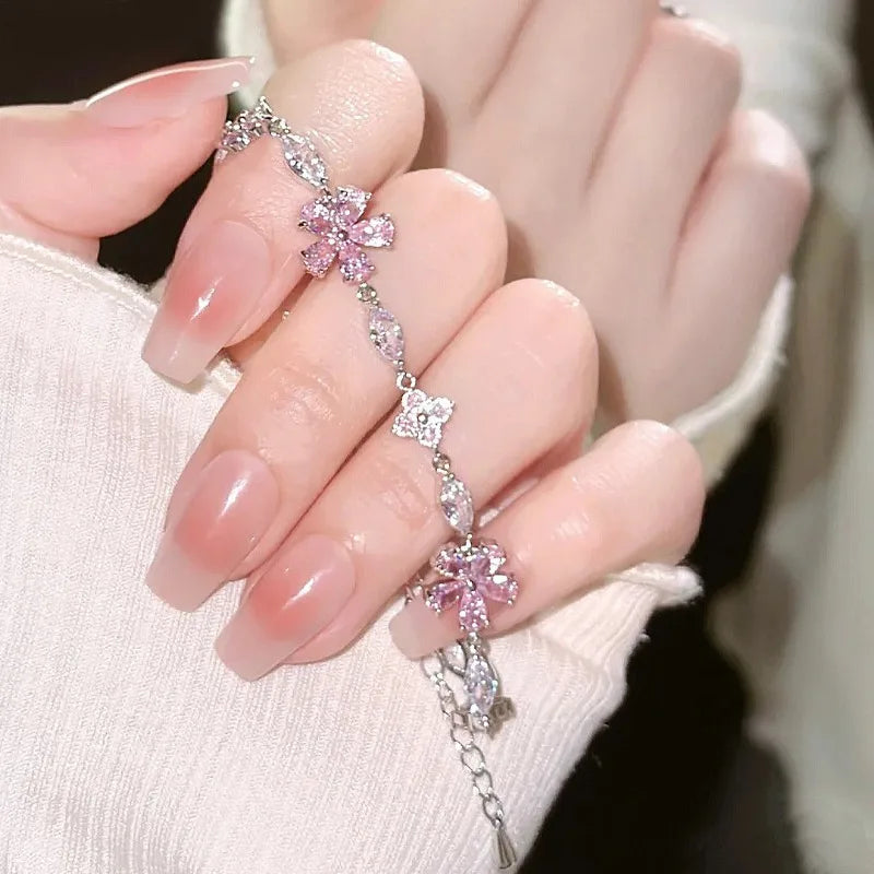 Sakura Crystal Necklace