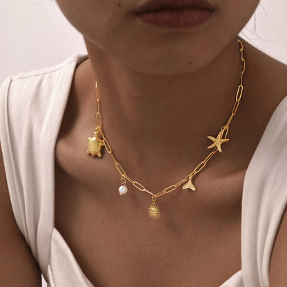 Ocean Pearl Necklace