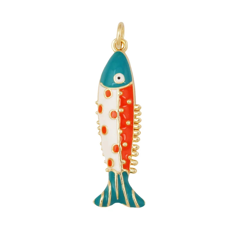 Golden Fish Charm