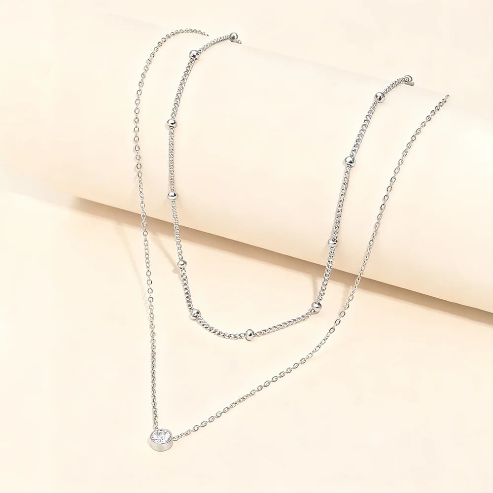 Diamond Layer Necklace