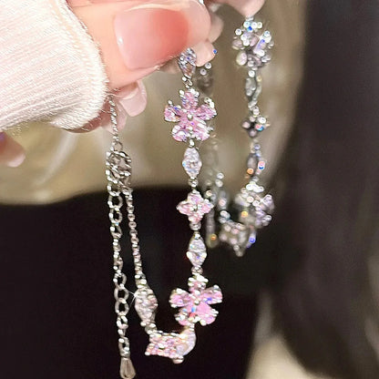 Sakura Crystal Necklace