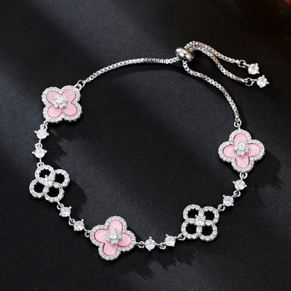 Sakura Clover Bracelet