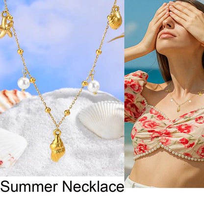Ocean Pearl Necklace