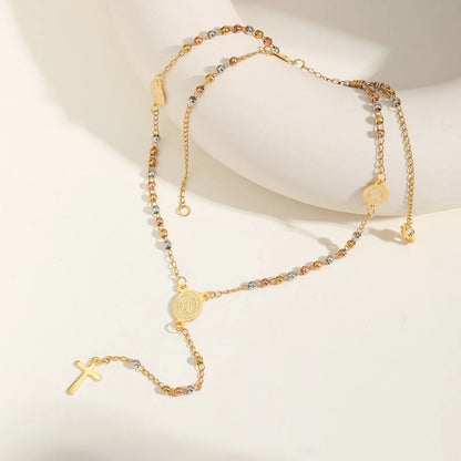 Rosary Cross Necklace
