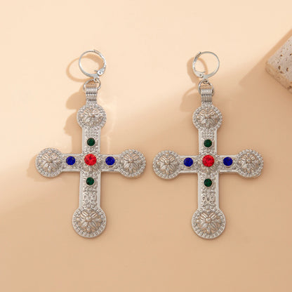 Trinity Cross Earrings
