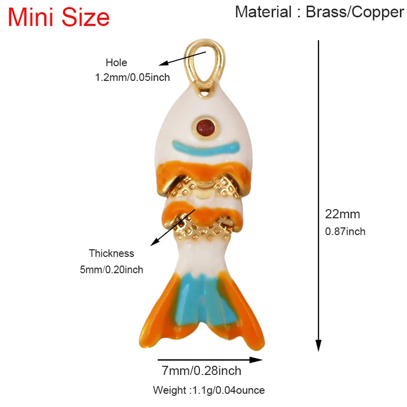 Golden Fish Charm
