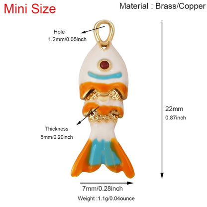 Golden Fish Charm