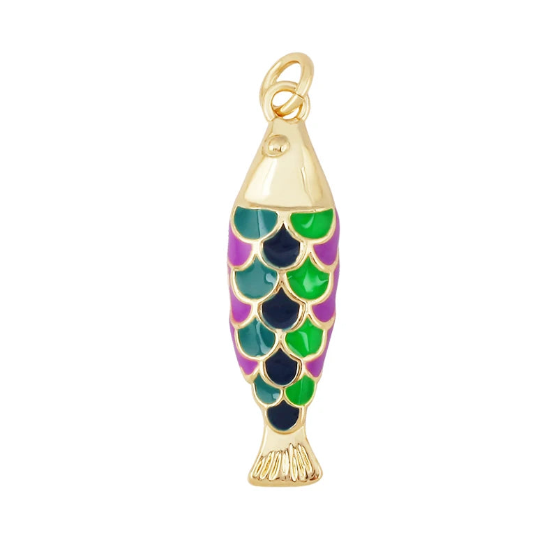 Golden Fish Charm