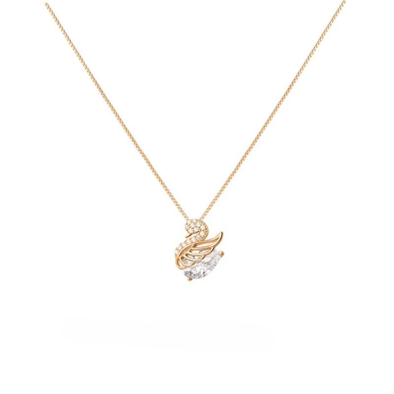 Swan Crystal Necklace