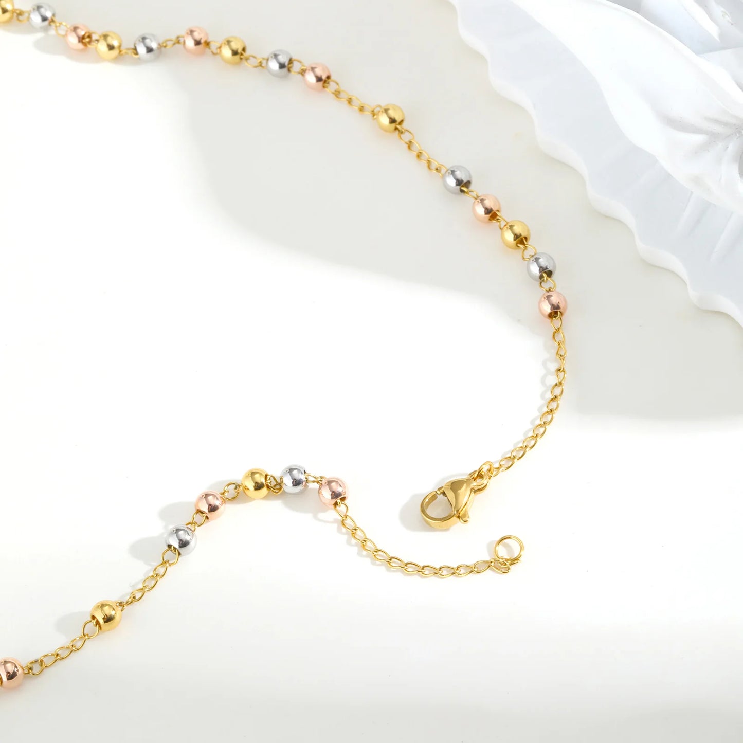 Rosary Cross Necklace