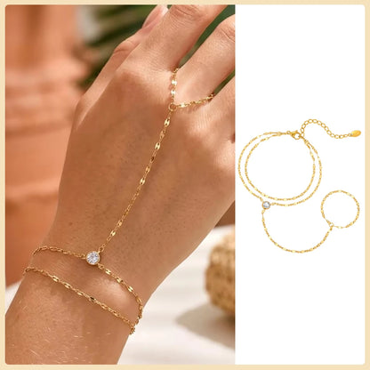 Golden Heart Handchain