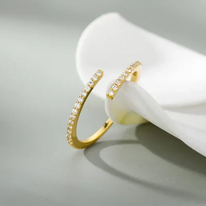 Crystal Open Ring