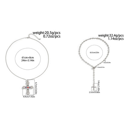 Trinity Cross Earrings