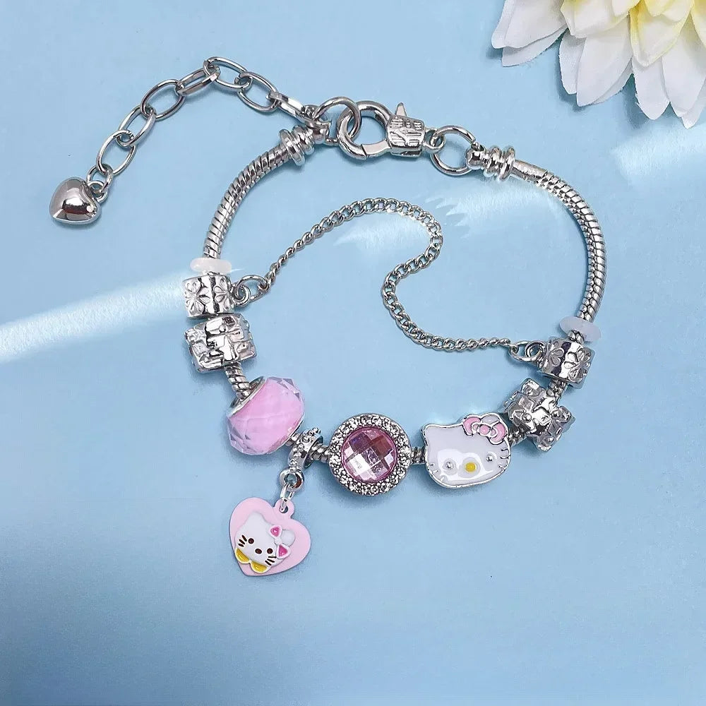 Pink Kitty Bracelet