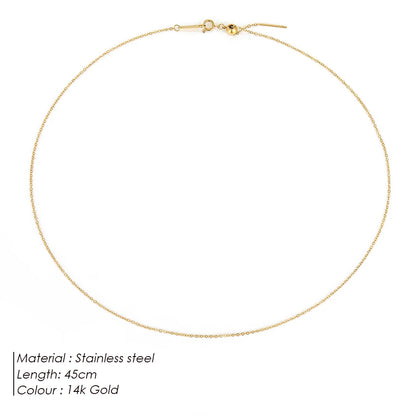 Minimal Drop Necklace