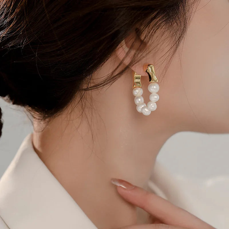 Seafoam Pearl Earrings