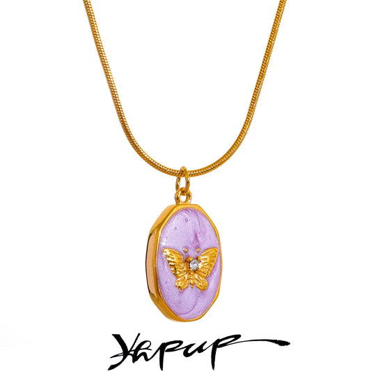 Flora Butterfly Necklace