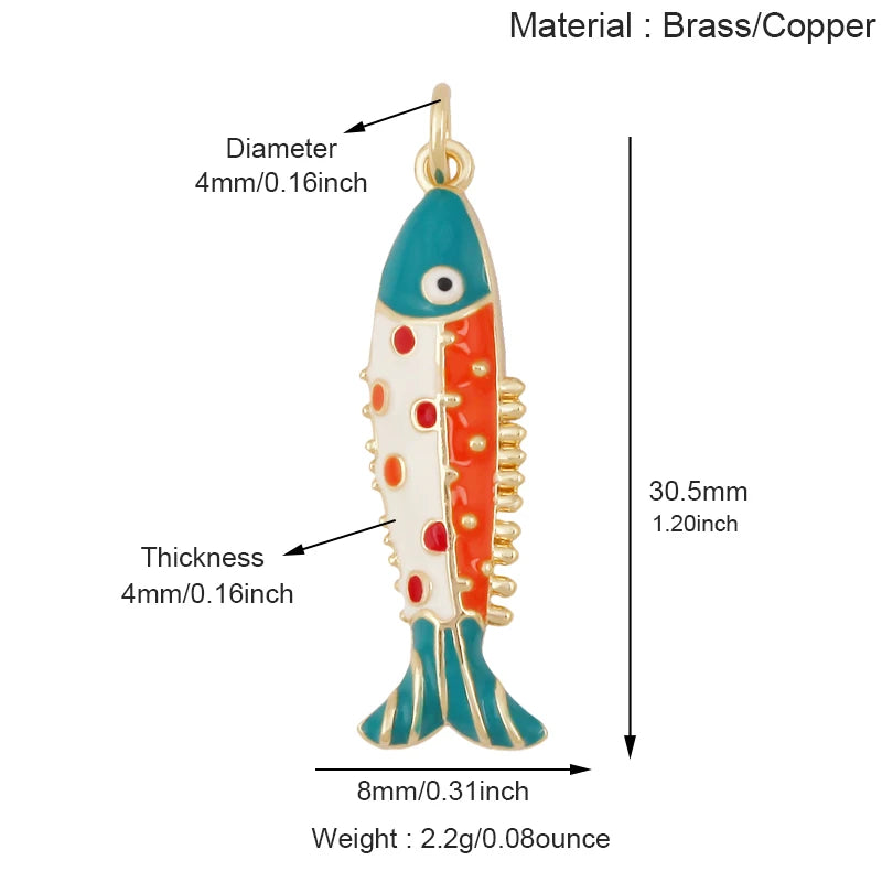 Golden Fish Charm