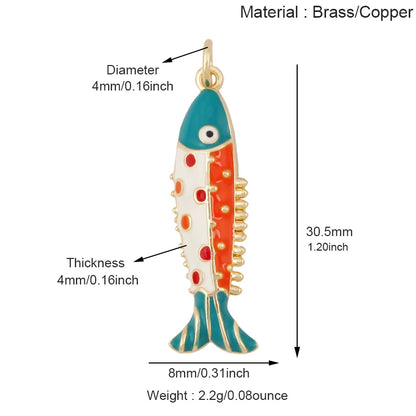 Golden Fish Charm