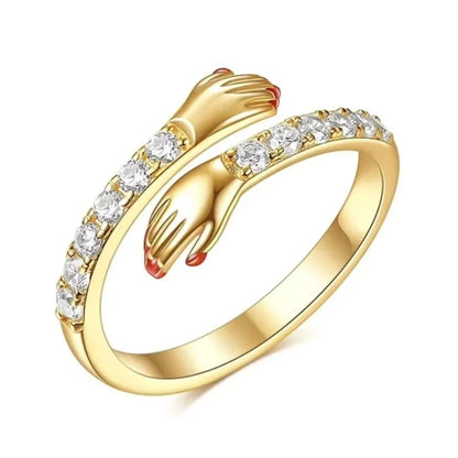 Bow Crystal Ring