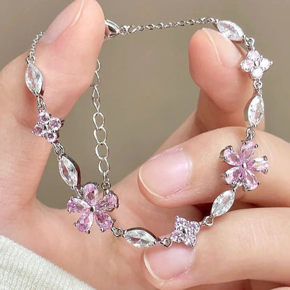 Sakura Crystal Necklace