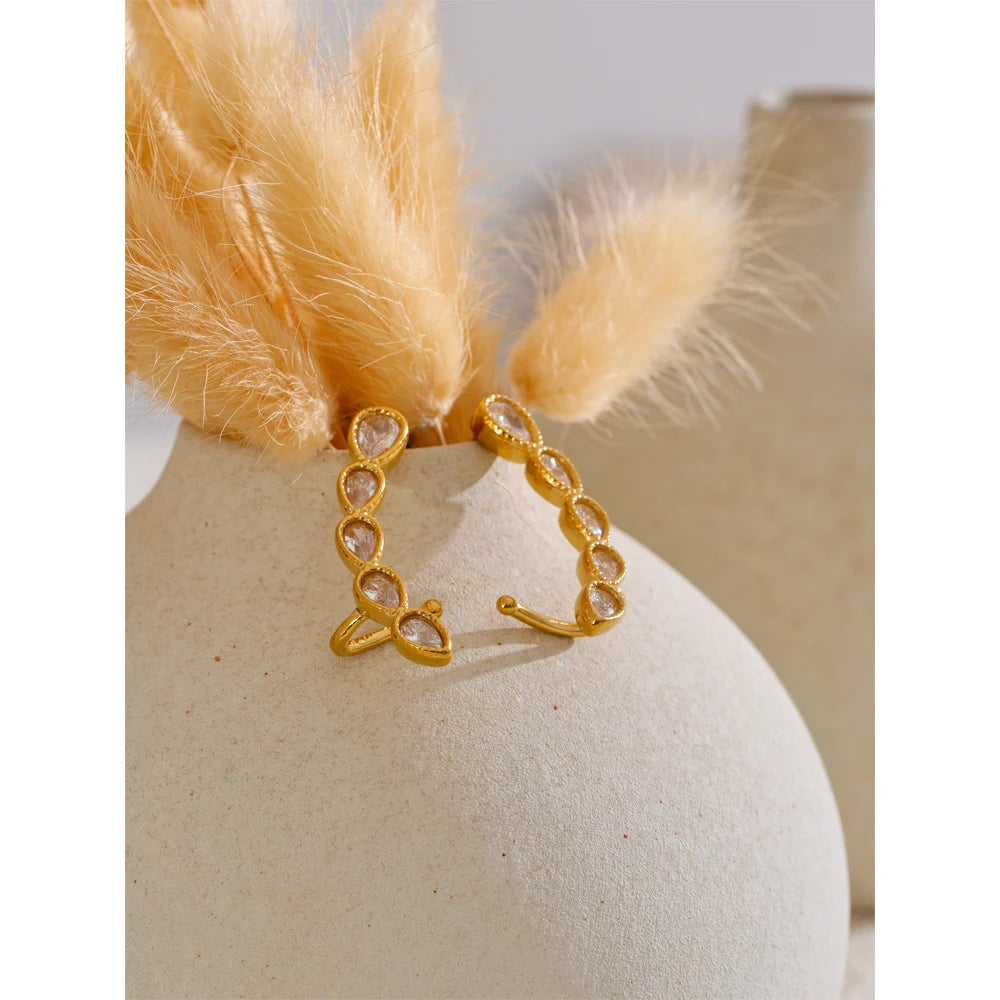 Ana Crystal Ear Cuff