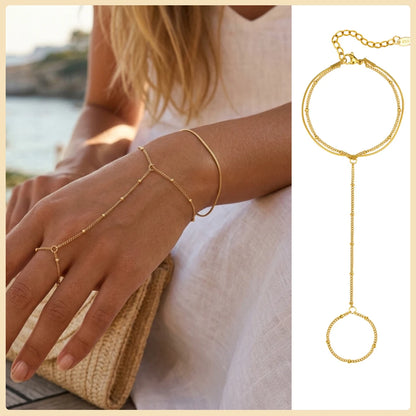 Elegant Circle Handchain