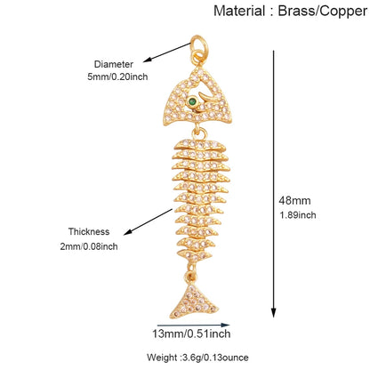Golden Fish Charm