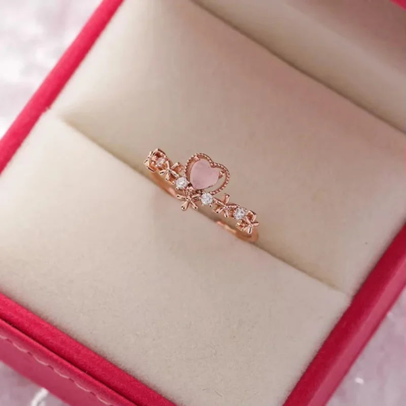 Floral Open Ring