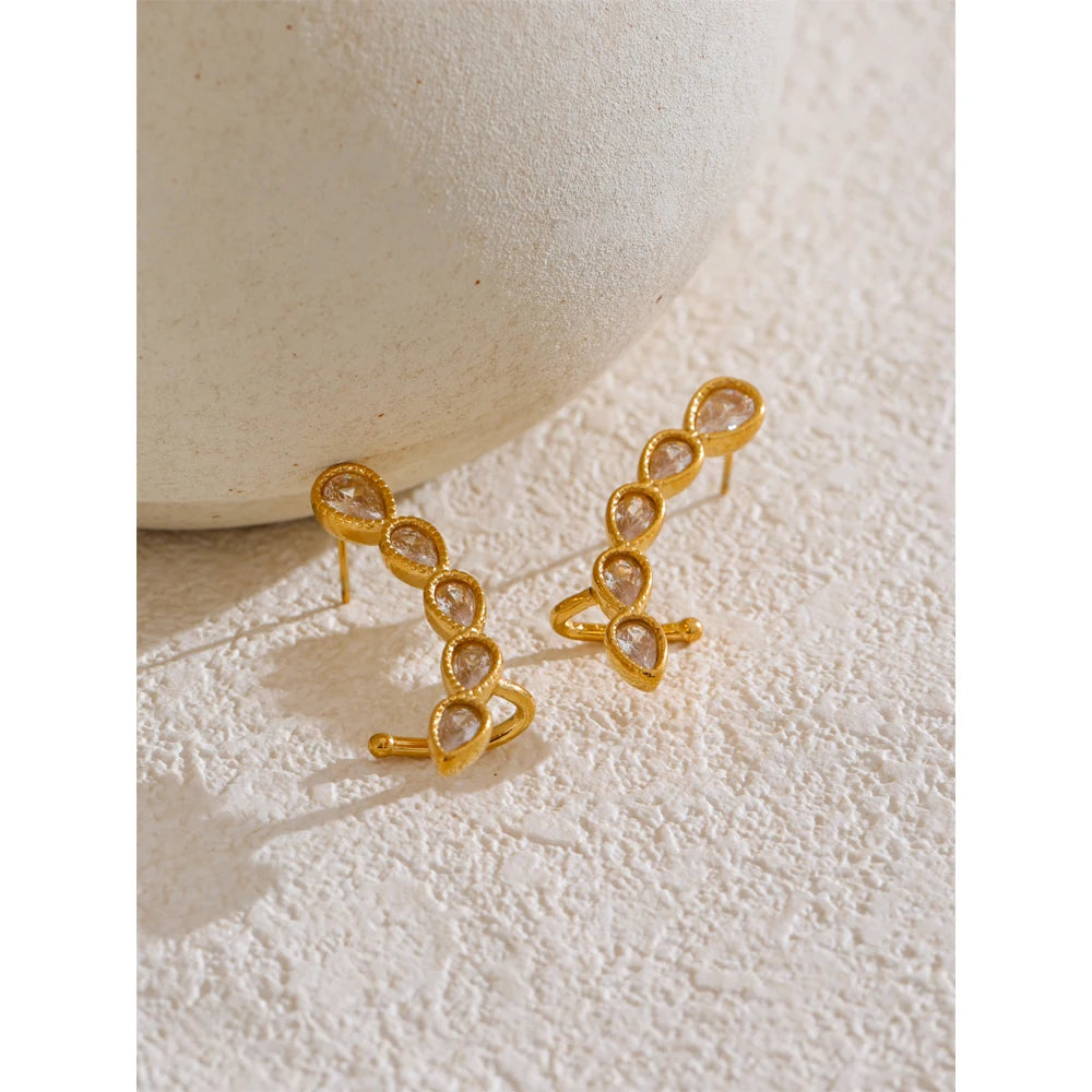 Ana Crystal Ear Cuff