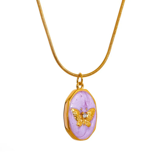 Flora Butterfly Necklace