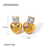 Loma Heart Studs