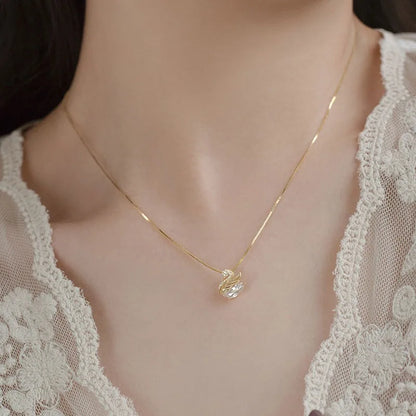 Swan Crystal Necklace